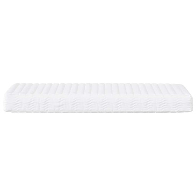 Materac piankowy, biały, 90x220 cm, twardość H2/H3