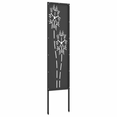 Ekran zapewniający prywatność w ogrodzie Czarny 32 x 140 cm
