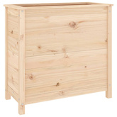 vidaXL Donica ogrodowa, 82,5x40x78 cm, lite drewno sosnowe