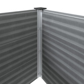 Podwyższona donica ogrodowa, WPC, 150x100x91 cm, szara
