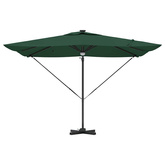 Parasol Roma Zielony 286 x 284 x 270 cm Aluminium i Poliester