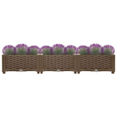 do podniesionej rabaty, 120x40x23 cm, polipropylen Donica