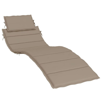 vidaXL Poduszka na leżak, taupe, 186x58x3 cm, tkanina Oxford