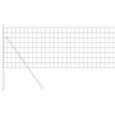 Ogrodzenie Euro 0,4 x 25 m Żelazo pokryte PVC Szary