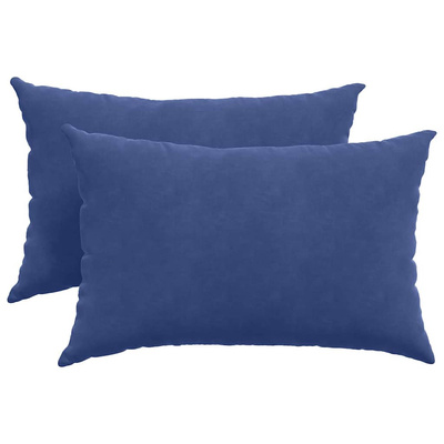 Poduszki na sofę 2 pcs Niebieski policyjny 60 x 40 cm