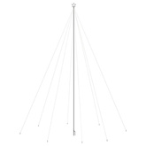 vidaXL Choinka z lampek, 1300 zimnych białych diod LED, 8 m