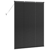 Żaluzje weneckie Czarny 175 x 135 cm Aluminium