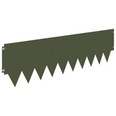 Krawężnik do trawnika 20 szt. 103 x 30 cm Stal Oliwkowy zielony