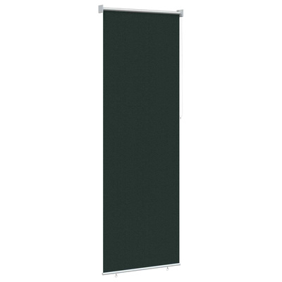Roleta zewnętrzna 90% blokada UV Ciemnozielony 80 x 230 cm HDPE