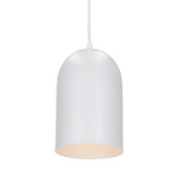 Lampa wisząca owalna biała 1xE27 Oss Ledea 50101184