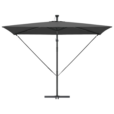 Parasol plażowy Ze LED Lights Antracyt 294 x 200 x 270 cm