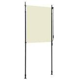 vidaXL Roleta zewnętrzna, 100x270 cm, kremowa