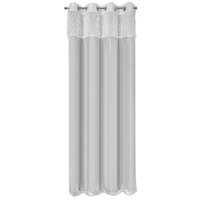Zasłona Amira jasnoszara 140x250
