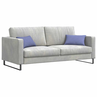 Poduszki na sofę 2 pcs Niebieski dżins 50 x 30 cm tkanina