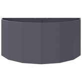 Donica Antracyt 120 x 60 x 50 cm Stal