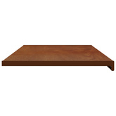 Parapet okienny Brązowe drewno 120 x 50 x 4,5 cm PVC
