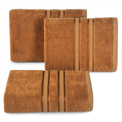 Ręcznik Mila jasnobrązowy 70x140