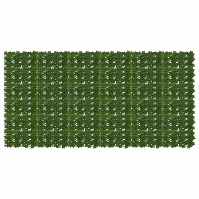 Parawan balkonowy z liśćmi 300 x 150 cm Polietylen i Tkanina