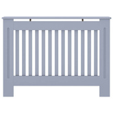 Osłona na kaloryfer, antracytowa, 112x19x81,5 cm, MDF