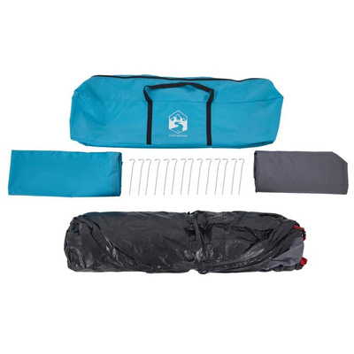 vidaXL Namiot rodzinny, 8-os., niebieski, szybko rozkładany