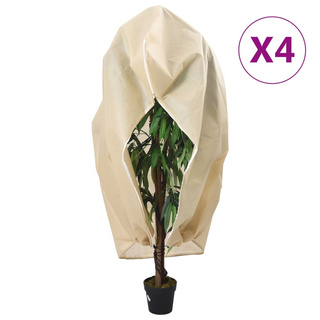 Kaptury ochronne z suwakiem, 4 szt., 70 g/m?, 3,14x2,5 m