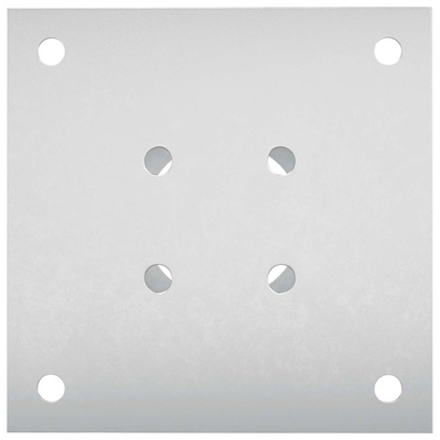 Okrągły kotwicy gruntowej 4 pcs srebrny 15 x 15 x 15 cm Metal