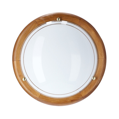 Lampa Sufitowa Candellux 1030 13-32266 Plafon Drewno Standard E27 Dąb