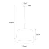 Lampa wisząca K-4355 z serii REMI GOLD