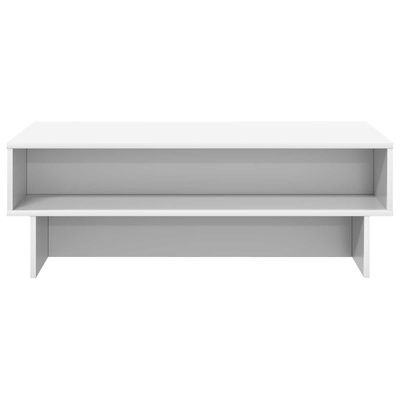 Stolik kawowy Biały 100 x 46 x 35 cm Drewno inżynieryjne