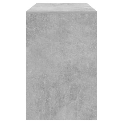 vidaXL Biurko, szarość betonu, 101x50x76,5 cm, materiał drewnopochodny