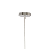 Lampa wisząca chrom klosz 3D regulowana wysokość Nocturno Candellux 31-57686