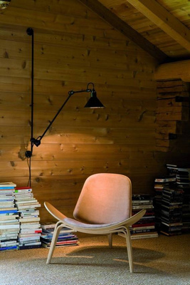 Lampe Gras N214 Kinkiet Czarny Matowy