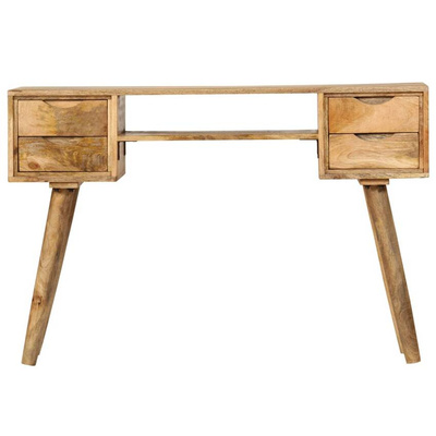 vidaXL Biurko z litego drewna mango, 115 x 47 x 76 cm