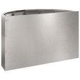 Donica Srebrny 60 x 30 x 35 cm Stal nierdzewna