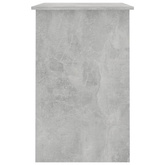 vidaXL Biurko, szarość betonu, 100x50x76 cm, materiał drewnopochodny
