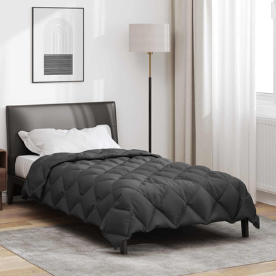 Zimowa Kołdra Antracyt 135 x 220 cm Mikrofibra