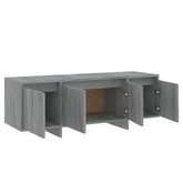 vidaXL Szafka pod TV, szary dąb sonoma, 120x30x40,5 cm