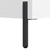 vidaXL Biurko, białe, 140x50x75 cm, materiał drewnopochodny wariant 6