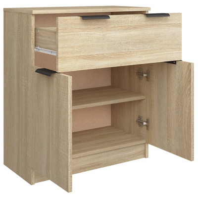 Komoda, dąb sonoma, 60x30x70 cm, materiał drewnopochodny model standard