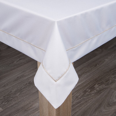 Madele biały 145x280 Obrus