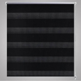 Roleta Zebra 80 x 150 cm Czarna