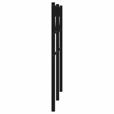 Metalowe wymienne wezgłowie, czarne, 160 cm