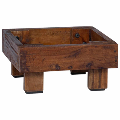 Stojak na rośliny 3 pcs Brązowy Drewno mahoniowe