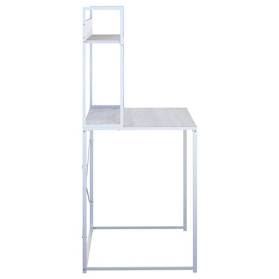 vidaXL Biurko komputerowe, białe 110x60x138 cm materiał drewnopochodny