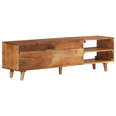 vidaXL Szafka pod TV, akacja w miodowym kolorze, 140x30x40 cm