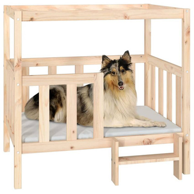 vidaXL Legowisko dla psa, 105,5x83,5x100 cm, lite drewno sosnowe