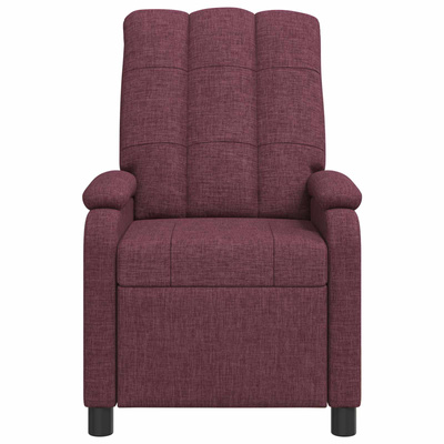 Fotel recliner Fioletowy tkanina