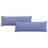 Poduszki na sofę 2 pcs Niebieski dżins 120 x 40 cm tkanina