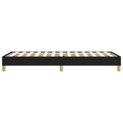 vidaXL Rama łóżka, czarna, 90x200 cm, tapicerowana tkaniną wariant 4