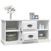 vidaXL Szafka pod TV, biała, 99,5x35,5x48 cm, materiał drewnopochodny